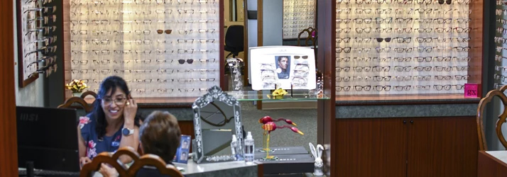 Optical Boutique With Eyeglass Displays